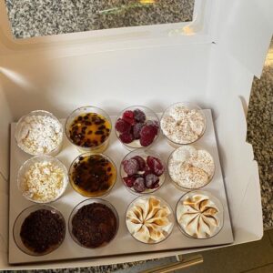 Caja de mini postres